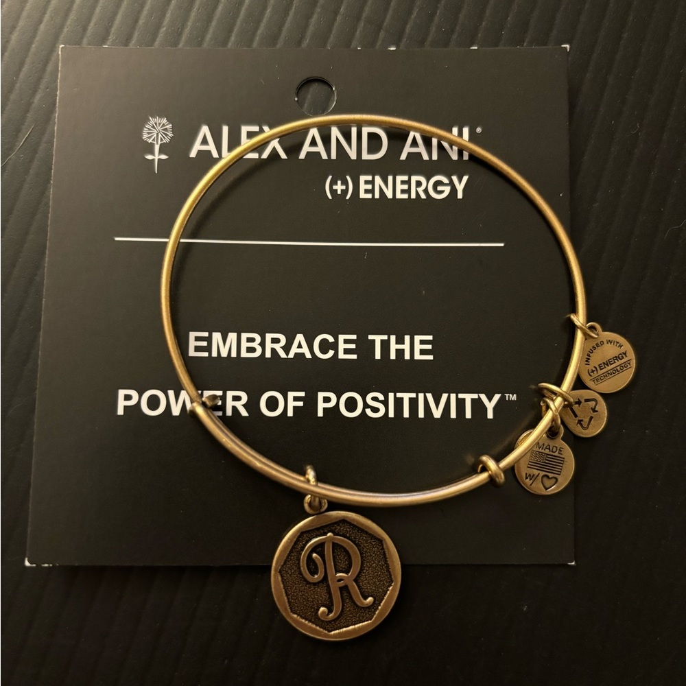 Alex And Ani R Initial Bracelet - image 1